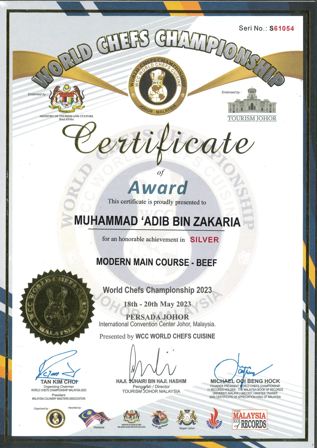 Certificate 3