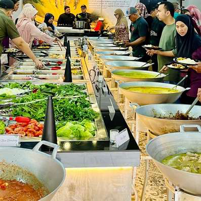 Kawah dishes and ulam
